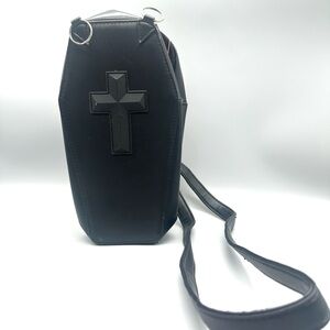 ROEBUCK Black Coffin Zip Backpack Bag Size Large